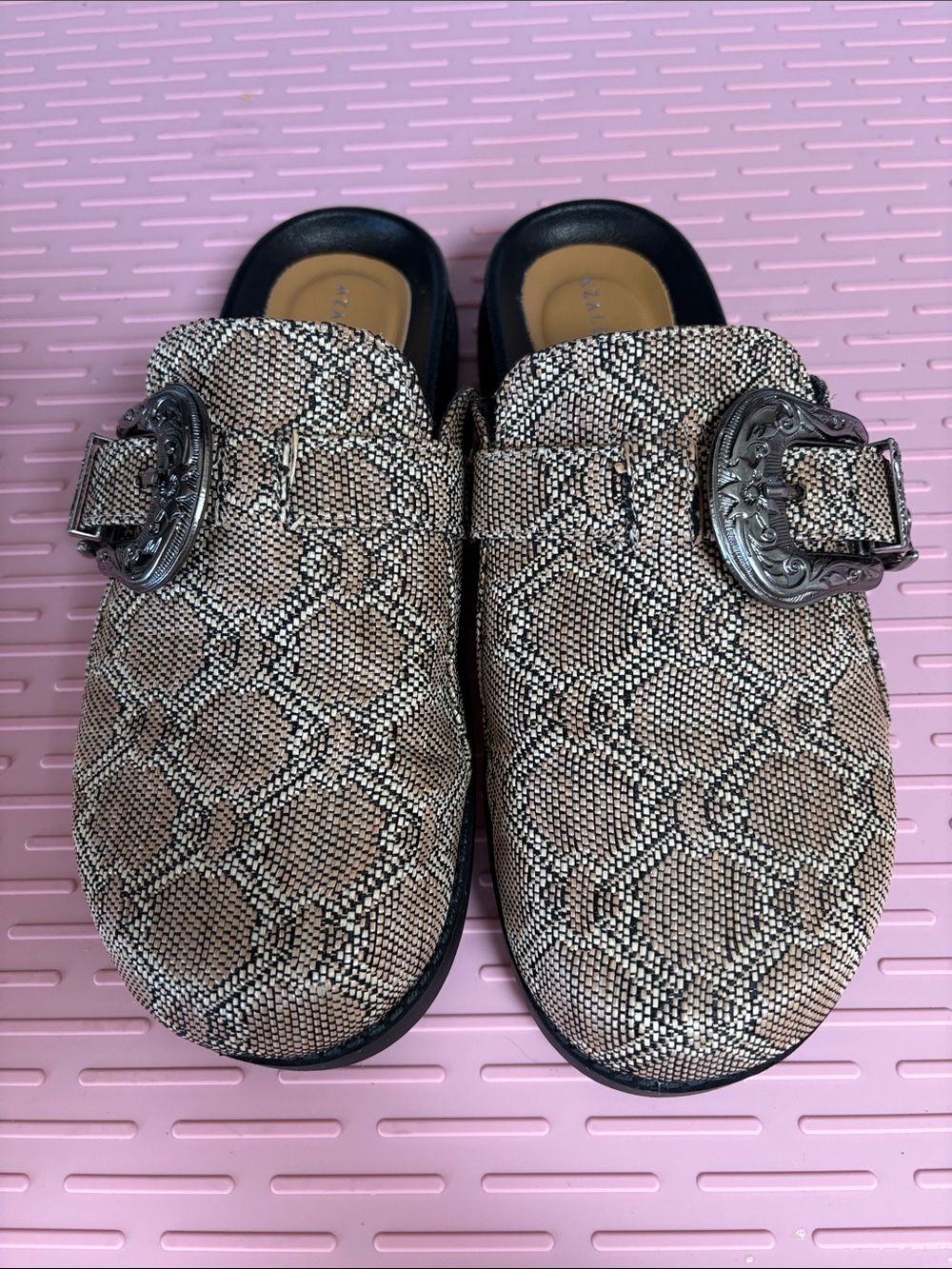 AZALEA WANG WESTERN CLOGS Size 7 1/2